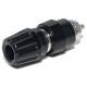 4mm 63A 60V CAPTIVE BINDING POST Hirschmann BLACK