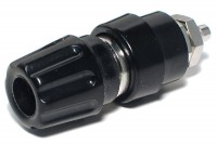 4mm 63A 60V CAPTIVE BINDING POST Hirschmann BLACK