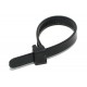 RELEASIBLE CABLE TIE 125x7,6mm BLACK