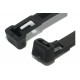 RELEASIBLE CABLE TIE 125x7,6mm BLACK