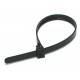 RELEASIBLE CABLE TIE 200x7,6mm BLACK