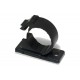 RELEASIBLE CABLE HOLDER Ø18mm BLACK