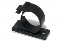 RELEASIBLE CABLE HOLDER Ø18mm BLACK