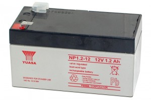 Yuasa 12V 1,2Ah SEALED LEAD ACID BATTERY