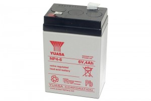 Yuasa 6V 4Ah SEALED LEAD ACID BATTERY