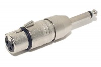 ADAPTER MONO PLUG 6,3mm / XLR FEMALE