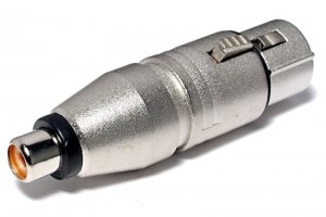 ADAPTERI RCA NAARAS / XLR NAARAS