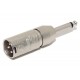 ADAPTER MONO PLUG 6,3mm / XLR MALE