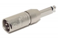 ADAPTER MONO PLUG 6,3mm / XLR MALE