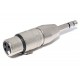 ADAPTER STEREO PLUG 6,3mm / XLR FEMALE