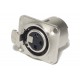 Neutrik XLR-FEMALE 3-PIN PANEL MOUNT SOCKET