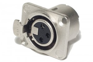 Neutrik XLR-FEMALE 3-PIN PANEL MOUNT SOCKET