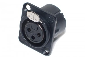 Neutrik XLR-FEMALE 3-PIN PANEL MOUNT SOCKET