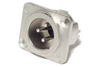 Neutrik XLR-MALE 3-PIN PANEL MOUNT SOCKET