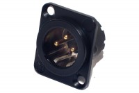 Neutrik XLR-MALE 3-PIN PANEL MOUNT SOCKET