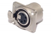 Neutrik XLR-FEMALE 4-PIN PANEL MOUNT SOCKET