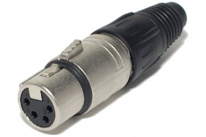 Neutrik XLR-FEMALE 4-PIN