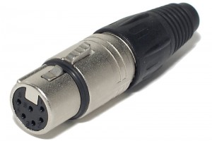 Neutrik XLR-FEMALE 6-PIN