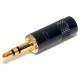 3,5mm STEREO PLUG BLACK GOLD Neutrik