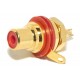 Neutrik RCA PANEL CONNECTOR RED