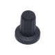 CONTROL KNOB 3mm AXIS Ø10mm BLACK