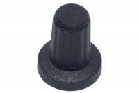 CONTROL KNOB 3mm AXIS Ø10mm BLACK