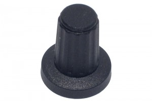 CONTROL KNOB 3mm AXIS Ø10mm BLACK