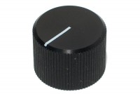 CONTROL KNOB Ø6mm AXIS BLACK ALUMINIUM