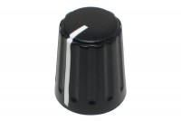 CONTROL KNOB 6mm AXIS Ø14mm BLACK