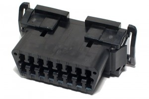OBD2 (SAE J1962) PANEL CONNECTOR SNAP-IN