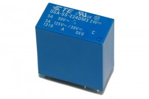 PCB RELAY DPST-NO 3A 24VDC