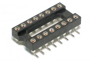 IC SOCKET 16-PINS SMD (DIP16, DIL16)