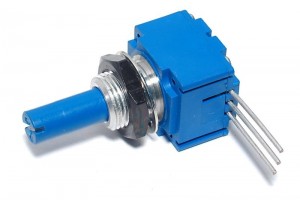 POTENTIOMETER with PLASTIC CONDUCT 6mm 0,5W LIN 100kohm