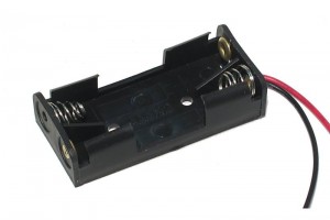 BATTERY HOLDER 2x AAA IN PARALLEL WITH WIRES