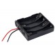 BATTERY HOLDER 4x AAA IN PARALLEL WITH WIRES