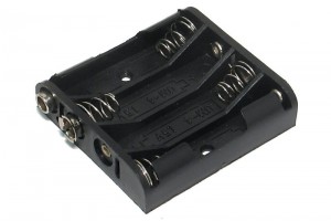 BATTERY HOLDER 4x AAA IN PARALLEL