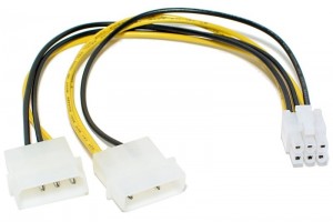 PCI Express 6-PIN POWER SPLIT ADAPTER