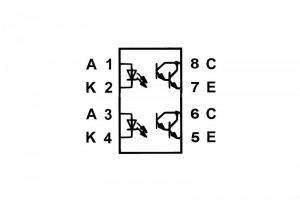 OPTOCOUPLER PC825 DIP8