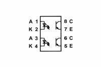 OPTOCOUPLER PC827 DIP8