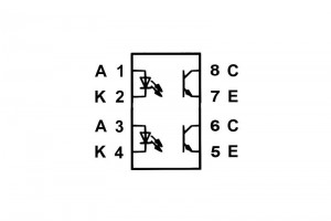 OPTOCOUPLER PC827 DIP8