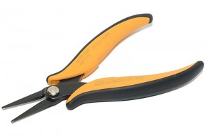 LONG NOSE PLIERS WITH SERRATED JAWS