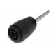 SAFETY BANANA PIN SOCKET 4/2mm 25A 1kV BLACK