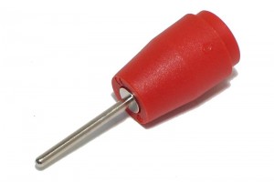 SAFETY BANANA PIN SOCKET 2/4mm 25A 1kV RED