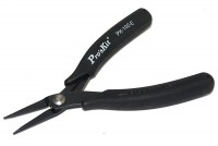 PRECISION NARROW NOSE PLIERS WITH SERRATED JAWS