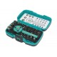 22PCS PALM RATCHET WRENCH BIT & SOCKET SET