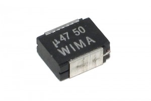 SMD PLASTIC FILM CAPACITOR 4030 470nF 50V