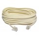 MODULAR PHONE LINE CORD RJ11 2m beige