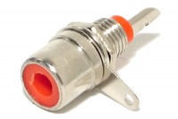 RCA PANEL CONNECTOR RED