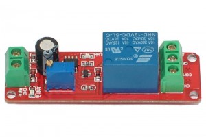 RELAY MODULE WITH 1 RELAY DELAY 0-10s 12VDC