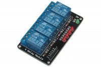 RELAY MODULE WITH 4 RELAYS 5VDC